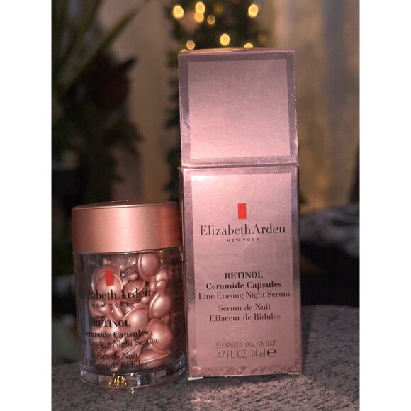 ELIZABETH ARDEN RETINOL CERAMIDE CAPSULES lines erasing night serum 30 CAPSULES - Picture 1 of 3